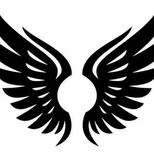 Angel Wings Decor Svg Png: Cut Ready Digital Design For Cricut Silhouette