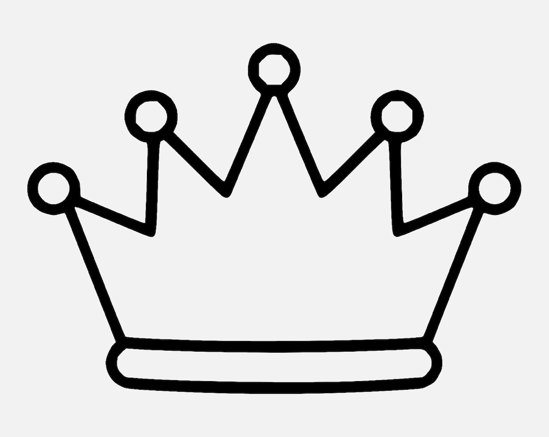 Baby Crown Svg Png: Minimalist Cut Design for Cricut - Etsy