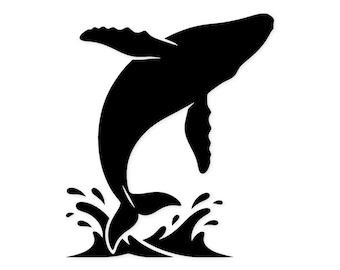 Whale Silhouette Svg Png: Bold Clean Design For Home Decor
