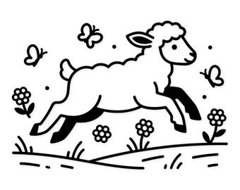 Kawaii Lamb Svg Png: Cute Design For Crafts