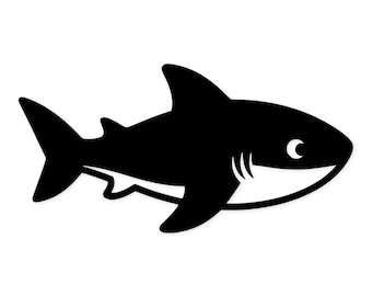 Baby Shark Silhouette Svg Png: Cut Ready Digital De…