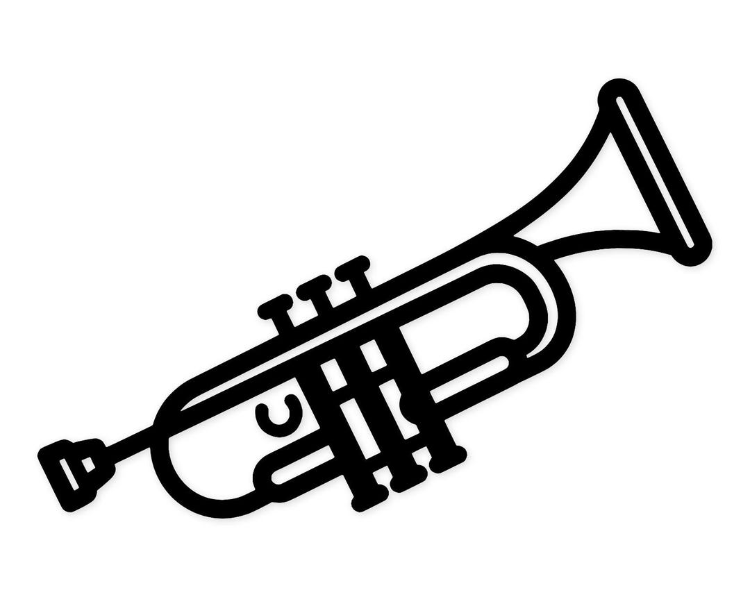 Trumpet Svg Png: Cut Ready Digital Design for Cricut Silhouette - Etsy