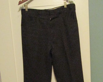 1970er Haggar Flare Hose Braun 33 x 30