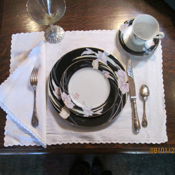 Damask Placemats Etsy