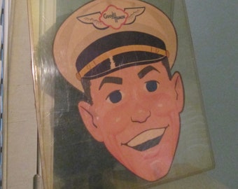 Vintage 1960s Good Humor Ice Cream Man Mask RARE