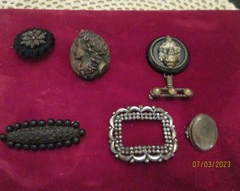 Victorian Jewelry Lot Brooches Beautiful 6 Brooches