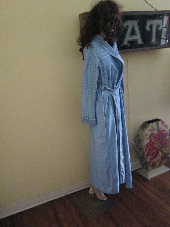 Vintage Cotton Robe Long Unisex Med Large JC Penne