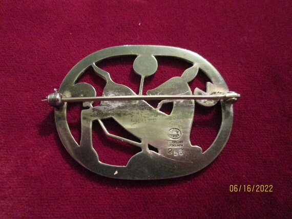 1940s Georg Jensen Silver Jo Deer Brooch - image 5