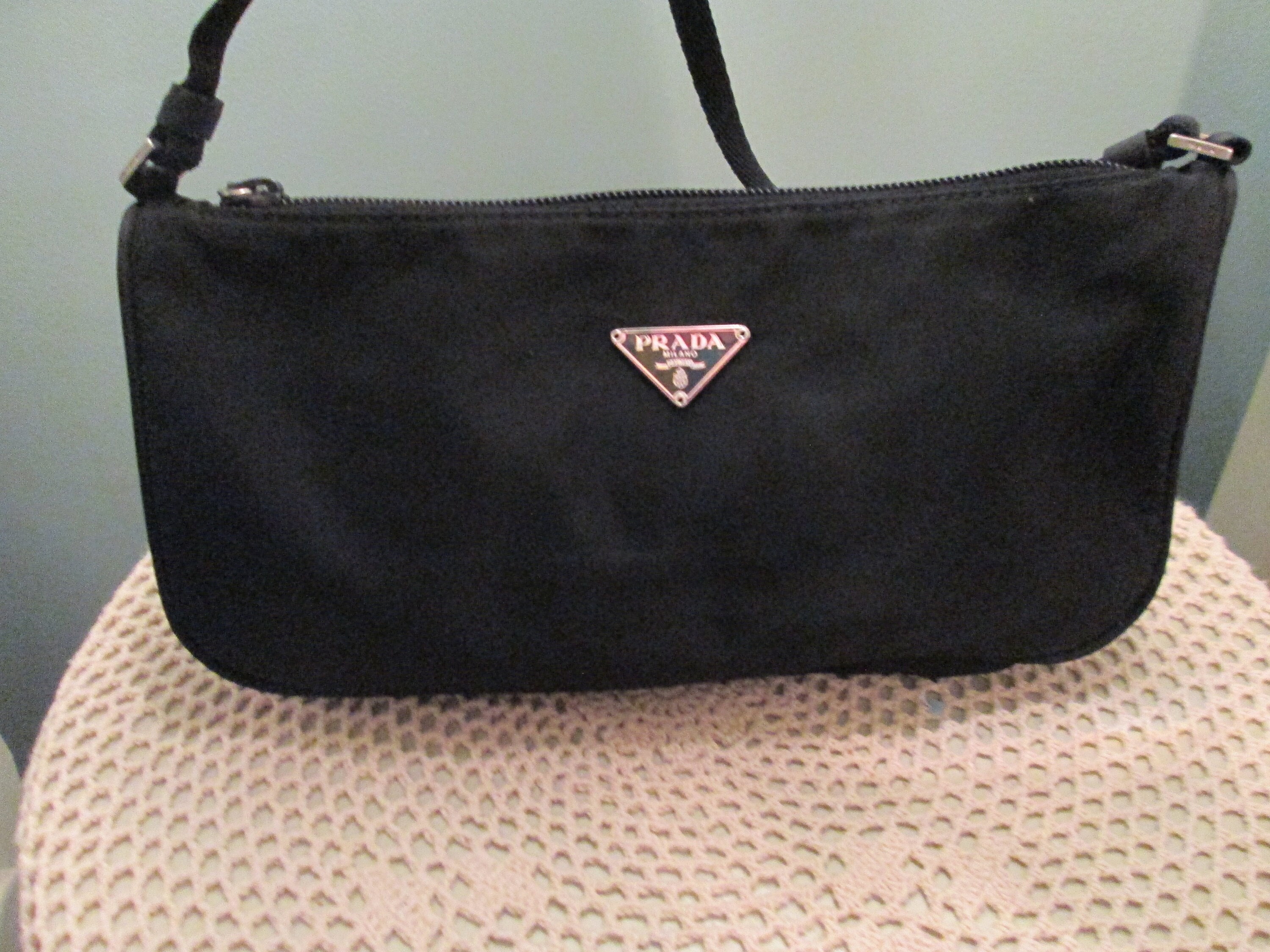 PRADA Brown Tessuto Nylon Shoulder Bag – Timeless Vintage Company