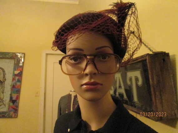 Vintage 80s Aviator Eyeglasses Terri Brogan 8730 - image 3