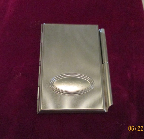 30s cigarette case metal - Gem