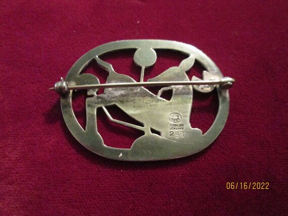 1940s Georg Jensen Silver Jo Deer Brooch - image 3