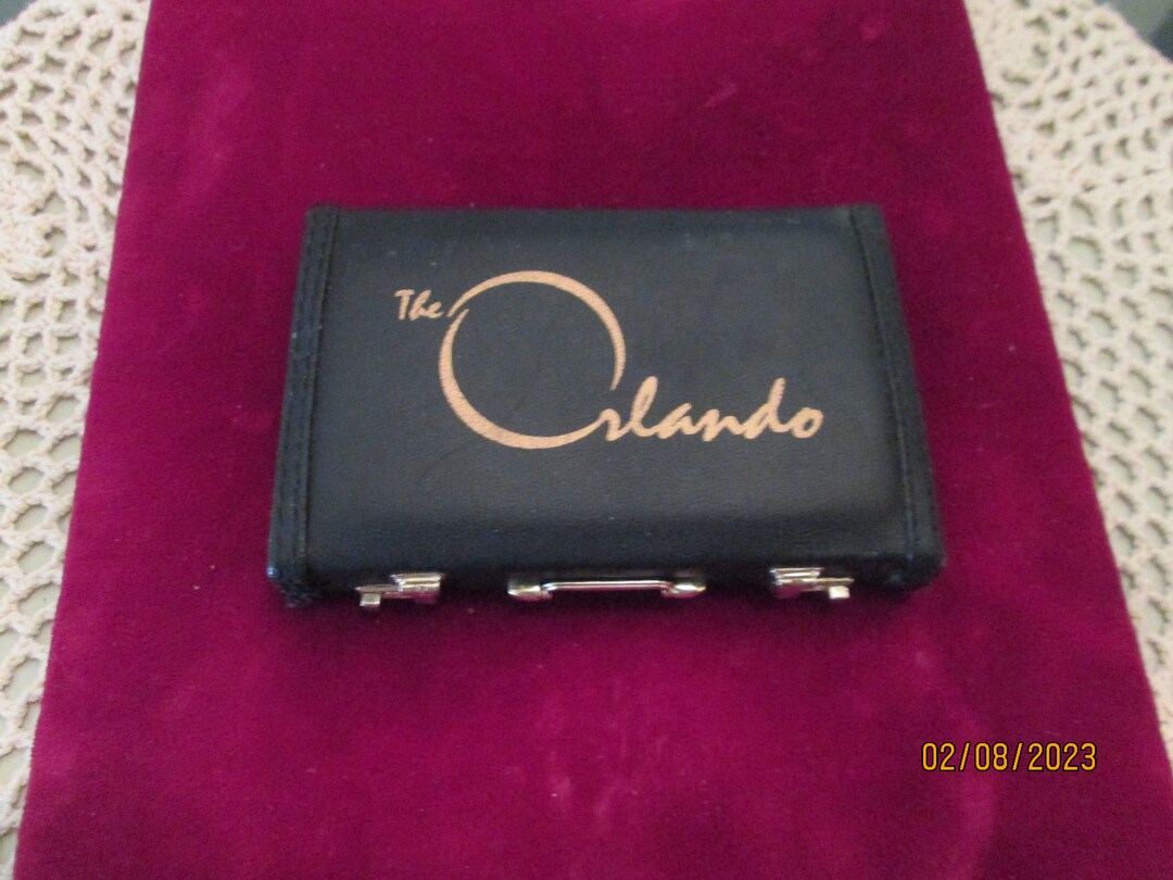 Vintage Business Card Case Mini Suitcase Card Holder Etsy