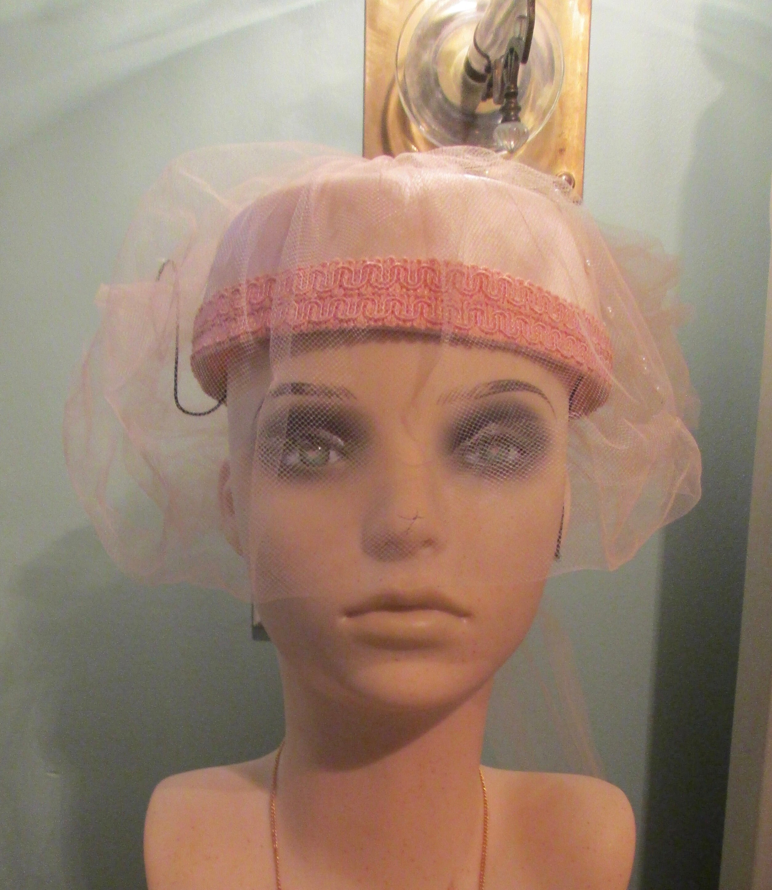 Vintage Pink Pillbox Hat Veil Faux Pearls Pink Bridal Hat Etsy