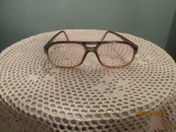 Vintage 80s Aviator Eyeglasses Terri Brogan 8730 - image 8