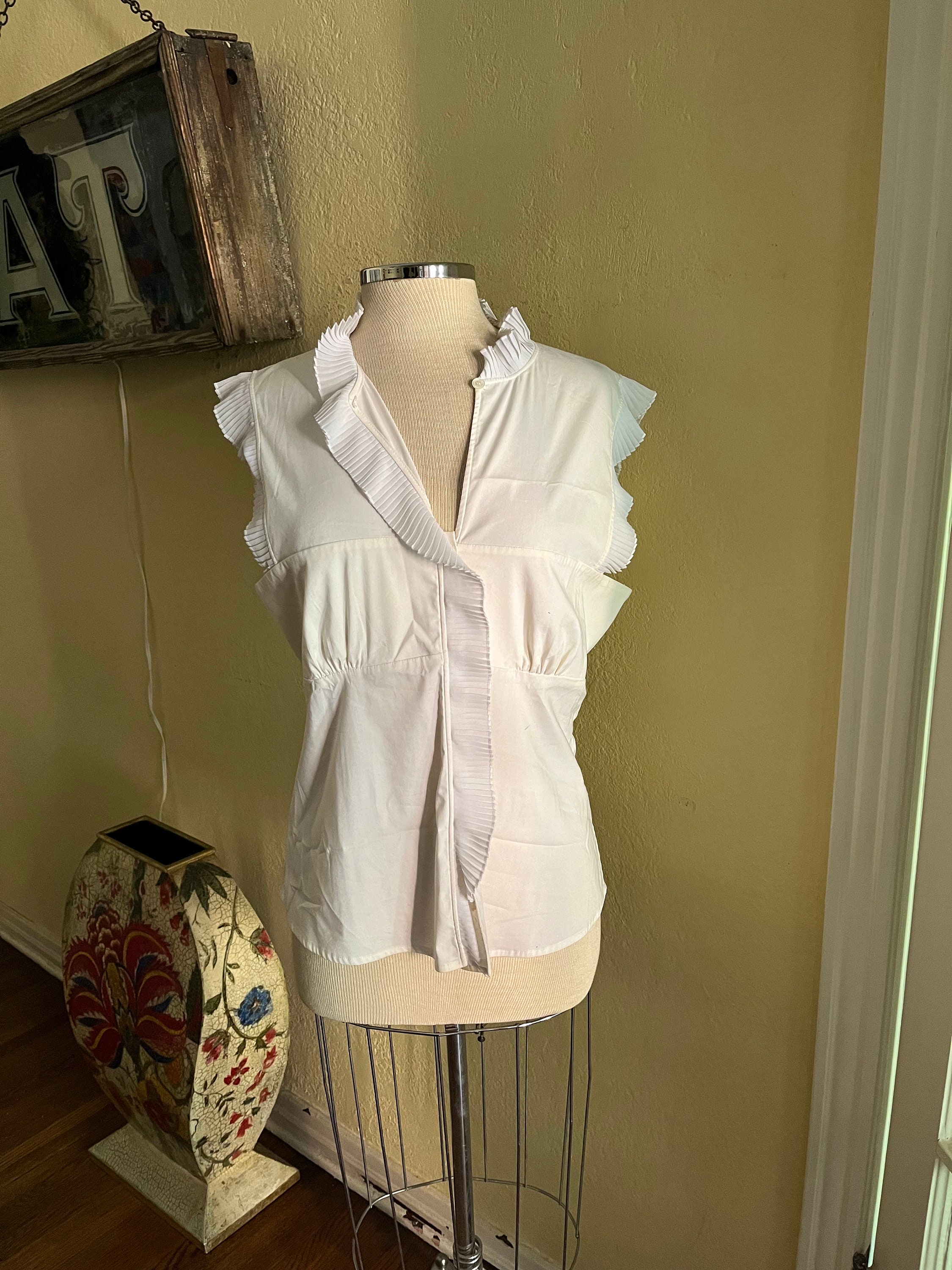 Bcbg white blouse sale