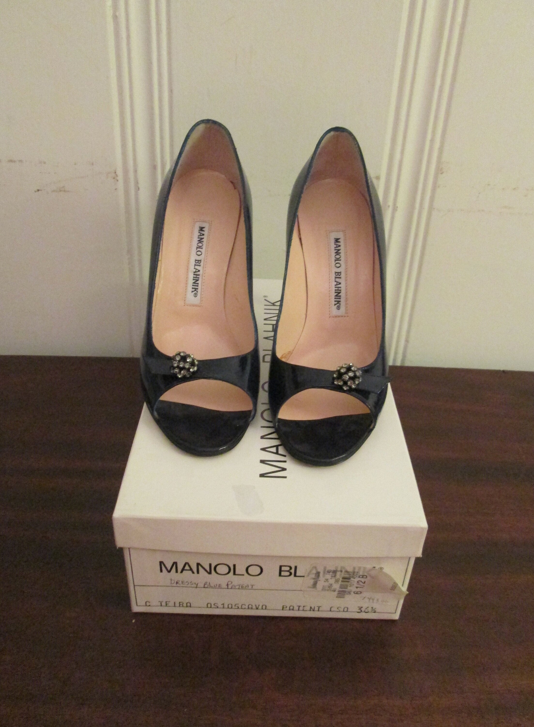 MANOLO BLAHNIK ハンシギ　36 マノロブラニク MANOLO BLAHNIK パンプス ハンギシ フラット