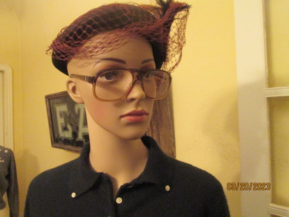 Vintage 80s Aviator Eyeglasses Terri Brogan 8730 - image 4