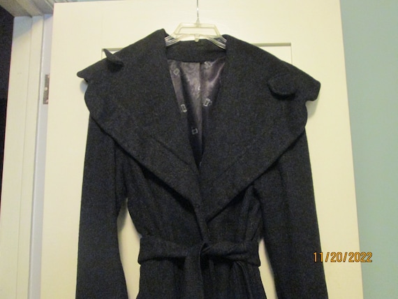 50s Princess Coat Gray Wool Size 10 12 Fashion By… - image 2