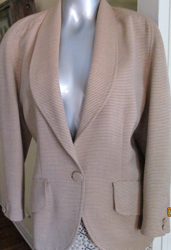 Vintage Umberto Ginocchietti Pinstripe Blazer Size