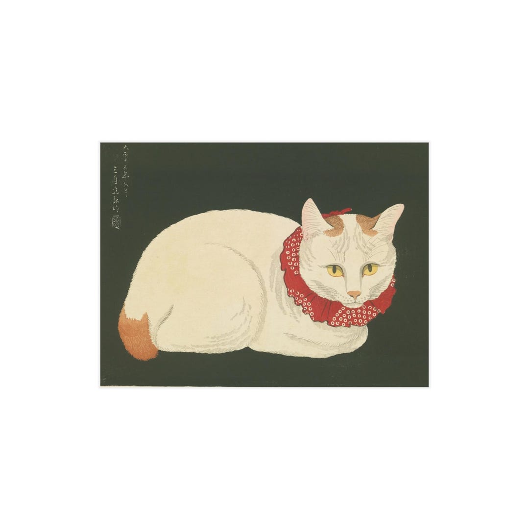 Mike Rurr Artist Japan Popular Cat Art Print - Etsy