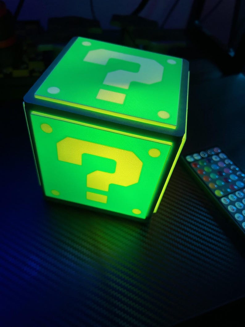 Super Mario Mystery Box LED Light Box bild 1