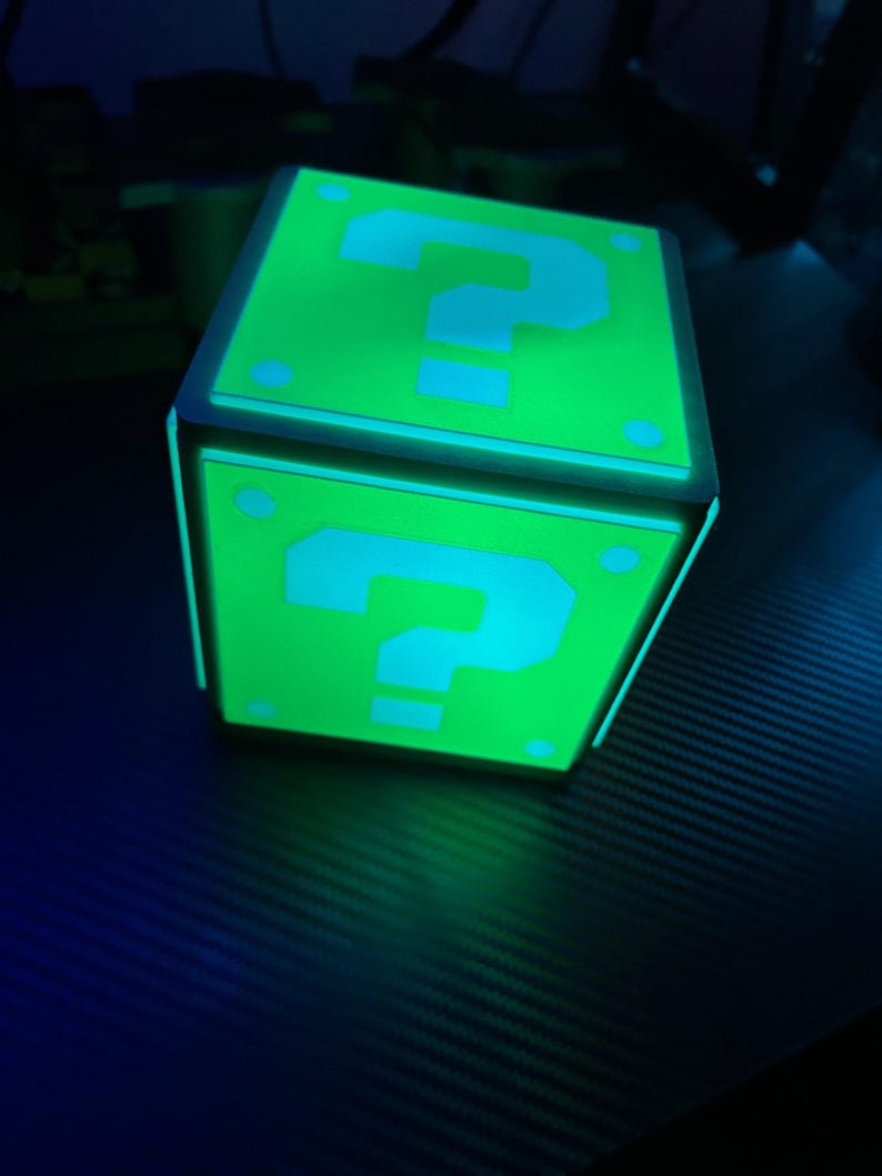 Super Mario Mystery Box LED Light Box bild 3