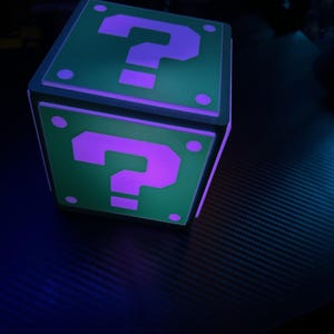 Super Mario Mystery Box LED Light Box bild 2