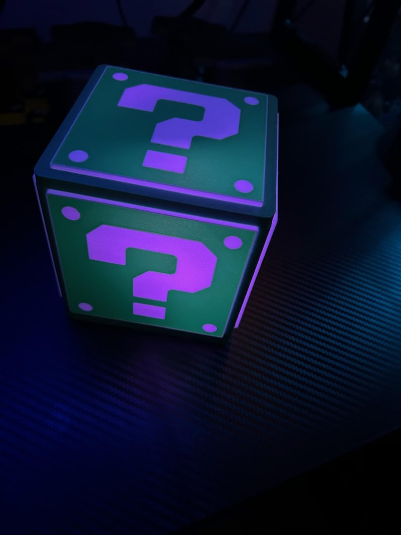 Super Mario Mystery Box LED Light Box bild 2