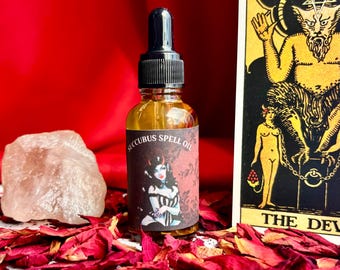 Succubus Spell Oil - Sensuality,adoration,desire me,love,sexual attraction
