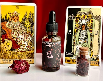 Persephone’s Ascent Spell Oil - Empowering,rebirth,cleanse,protect,strengthen,love