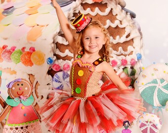 gingerbread tutu dress