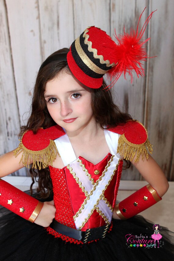 Nutcracker inspired coordinating top hat in red black & gold Etsy