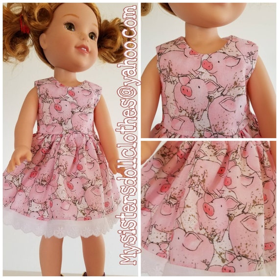 Piggy Dress  for 14.5 Inch Doll