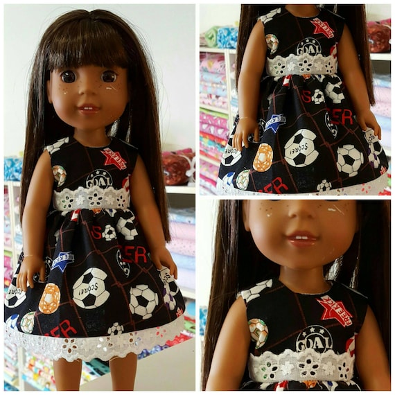 Soccer Dress for the 14.5 Inch Doll Wellie Wisher