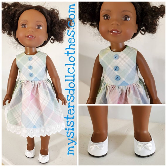 Pastel Colors Dress  for 14.5 Inch Doll Wish for It!