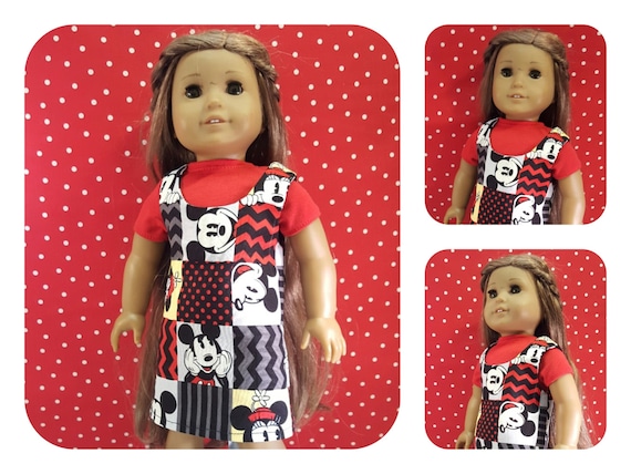 18 Inch American Made Mickey Mouse Jumper With TShirt 18 Inch Doll Handmade