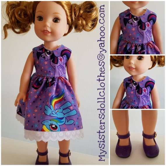 My Little Pony Dress for Wellie Wisher 14 Inch