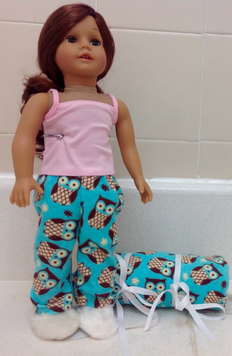 Sleeping Bag Pillow and Two Piece Pajamas American Made 18 Etsy