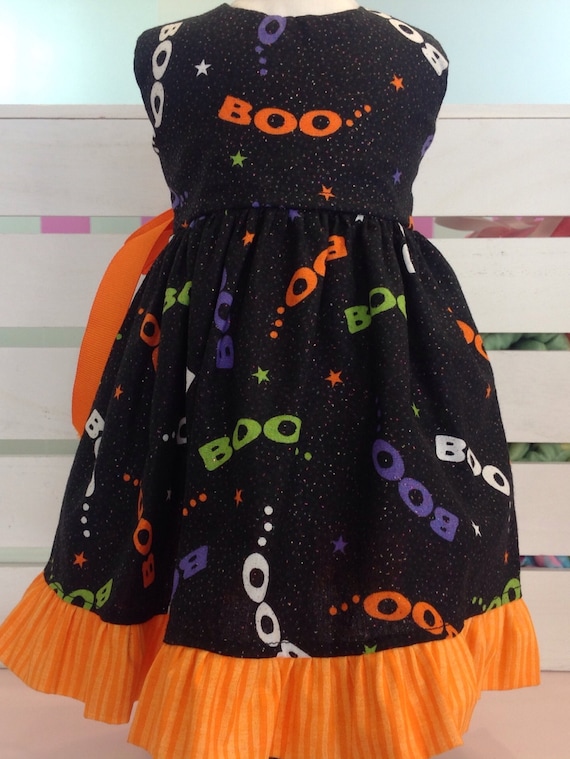 Boooo for Halloween Dress American Made 18 Inch Doll Clothes