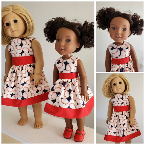 Are You Ready For Some Baseball? Dress for your  AG and WW Dolls.