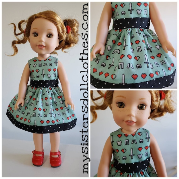 Cute Dress for the 14.5 Inch Doll. Rob Blox Theme