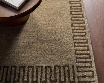 Available Abstract Hand Tufted Woolen Area Rug for Bedroom Livingroom Office Oriental Rugs, 5x8, 6x9, 8x10, 9x12, 10x14, 12x15 Size,