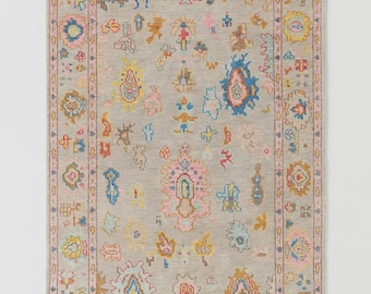 Available Turkish Handmade Knotted Woolen Area Rug for Bedroom Livingroom Office Oriental Rugs, 5x8, 6x9, 8x10, 9x12, 10x14, 12x15 Size,