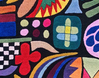 Tappeto moderno in lana trapuntato fatto a mano, disponibile per camera da letto, soggiorno, ufficio, tappeti orientali, misure 5x8, 6x9, 8x10, 9x12, 10x14, 12x15.