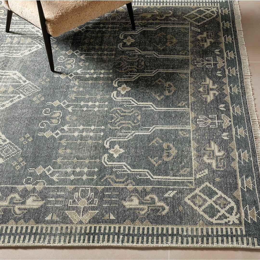 Shokan Area Rug Available Turkish Handmade Knotted Woolen Area Rug for Bedroom ...