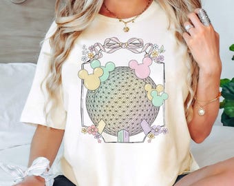 Comfort Colors®Epcot Shirt Mickey Vintage 90's Style WDW Unisex Tee,Disney Epcot World Tour Shirt,Disneyland Family Trip,Disney Epcot 2026.