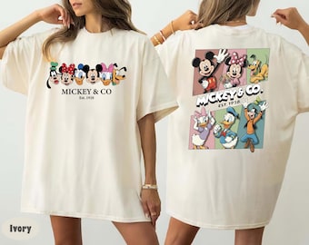 Comfort Colors® Retro Mickey & Co 1928 Shirt, Disneyland Tee, Daisy Donald Goofy, Mickey And Friends Shirt, Disney family shirt,Gift for her