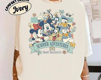 Retro Mickey & Co 1928 Comfort Colors Shirt,Disneyland Tee,Disneyworld Shirt,Mickey And Friends Family Shirt, Disney Gift,Disney trip shirt.