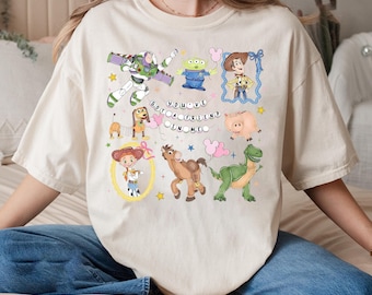 Retro Coquette Disney Toy Story You've Got A Friend In Me Shirt, Toy Story Characters Tee, Disneyworld shirt, Disneyland Trip Shirt.